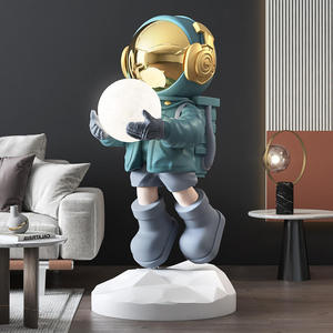 <span class=keywords><strong>Grande</strong></span> marée de jeu poupée d'astronaute ornements de sol de salon lampe <span class=keywords><strong>les</strong></span> astronautes se déplacent vers la nouvelle maison cadeaux décoration de la maison figurine d'action - Product Image 6