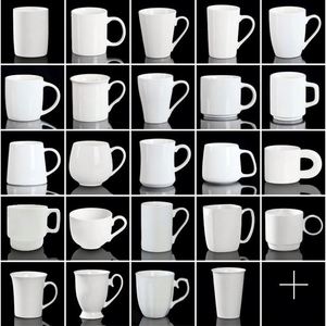 Tasses à café en céramique personnalisées avec logo imprimé en sublimation, blanches en porcelaine, pour Noël, vente en gros, mugs personnalisés du fabricant - Product Image 6