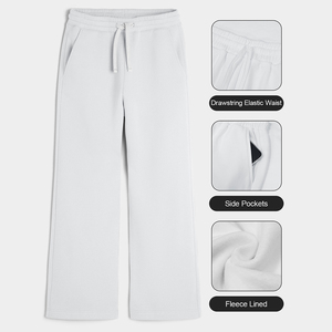<strong>Men's</strong> Essentials Big &amp; Tall Heavyweight <strong>Fleece</strong> Lined Winter Trousers Straight Baggy Loose <strong>Pants</strong> Wide Leg Track <strong>Pants</strong> - Product Image 2