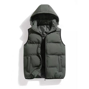 <span class=keywords><strong>Gilet</strong></span> Senza Maniche con Cappuccio Autunno Inverno Taglie Forti Personalizzato per <span class=keywords><strong>Uomo</strong></span> <span class=keywords><strong>Gilet</strong></span> Outdoor da Produttore - Product Image 4