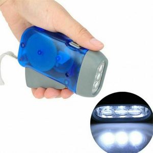 Linterna de Manivela con 3 LED, Lámpara de Dínamo para Campamento - Product Image 4