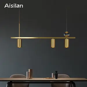 Aisilan, Скандинавский дизайн интерьера, латунное домашнее освещение, Декор, хрустальные потолочные люстры, лампы, подвесные светильники