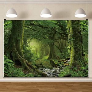 ธรรมชาติป่าเขตร้อนภูมิทัศน์ป่าไม้และน้ำตกที่มีหินและมอสสำหรับการถ่ายภาพหรือรูปแบบดินแดนมหัศจรรย์ - Product Image 5