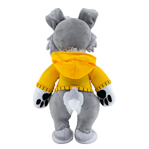 Jouets personnalisés en peluche loup pour enfants, adorable peluche loup de dessin animé, poupée en peluche kawaii anime - Product Image 4