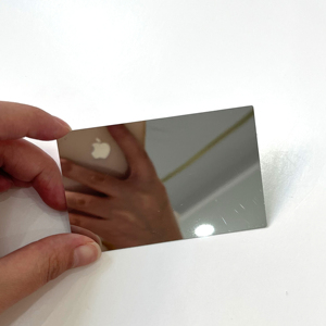 Thẻ Kinh Doanh NFC RFID Kim Loại Thép Không Gỉ 13.56MHz In Tùy Chỉnh Hàng Mới Về Thẻ Tên Thẻ NFC Kim Loại VIP Trống - Product Image 2