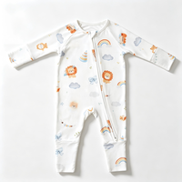 Grote voorraad op maat gemaakte baby slaapkleertjes 100% biologisch katoen huidvriendelijke rompers zachte peuter kind pyjama's