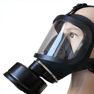 หน้ากากป้องกันแก๊สแบบเต็มหน้า Bofeite วัสดุซิลิโคน ใช้ซ้ำได้ ล้างทำความสะอาดได้ รุ่น FM14 ป้องกันแก๊สกรด พร้อมไส้กรองเปลี่ยนได้ คุณภาพสูง - Product Image 2