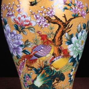 Combinant des vases en céramique antiques colorés en émail oriental et occidental bouteilles en porcelaine de décoration de maison minimalistes et à la mode - Product Image 4