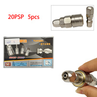 Raccords pneumatiques autobloquants en métal de type japonais pour tubes d'air, fabrication chinoise
