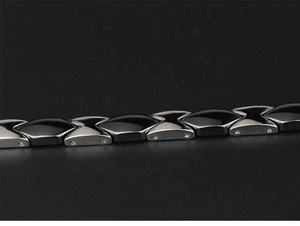 Pulsera cuántica magnética de acero inoxidable para hombre, joyería, salud, 2021 - Product Image 6