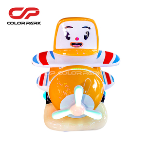 Máquina de Juegos Infantil de Fibra de Vidrio con Monedas, Colorida, con Música y Video, Tipo Columpio - Product Image 3