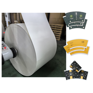 Duy nhất PE tráng nhiều lớp cho nguyên cuộn không thấm nước trắng đồ uống in Offset giấy đặc biệt cho cà phê và nước trái cây ly - Product Image 2