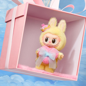 100% originale per i mostri Pop Mart LA BUBU della serie <span class=keywords><strong>scacco</strong></span> matto in vinile figura di peluche giocattolo appeso sacchetto di carta ciondolo portachiavi regalo - Product Image 3