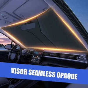 Pare-soleil pliable pour pare-brise de voiture, rideau de fenêtre avant, protection solaire réfléchissante UV pour l'été, pare-soleil pour pare-brise de voiture - Product Image 2