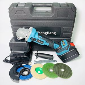 Precio de Fábrica: Amoladora Angular Inalámbrica de 20V con Batería de Litio, Pantalla Digital y Juego de Pulido Portátil - Product Image 3