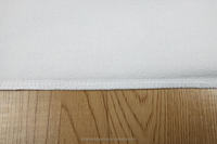 Housse de coussin en lin adoucissant DIY 40cm 16''inch Transfert de chaleur Blanc Taies d'oreiller Sublimation Blanc