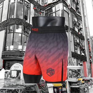 กางเกงชกมวย MMA แบบลำลองสำหรับผู้ชายและผู้หญิง เอวกลาง/เอวสูง ระบายอากาศได้ดี แห้งเร็ว ผลิตจากผ้าสแปนเด็กซ์/โพลีเอสเตอร์ พิมพ์ลายแบบ Sublimation - Product Image 3
