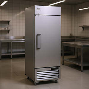 Vevor Commercial Stainless Steel Refrigerator 27 In W Upright Single Door Auto Defrost Digital Control Reach In Cooler - Product Image 2