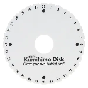 DIY Kumihimo örgü Disk kullanılan dokuma kendi bilezik