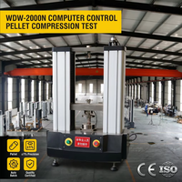 WDW-2000N Máquina de Ensayo de Compresión de Pellets con Control por Computadora, Probador de Resistencia a la Rotura de Partículas de Doble Columna, Proveedor de Laboratorio