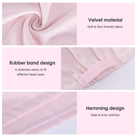 Serviette de cheveux en microfibre à séchage rapide, turban pour cheveux, logo brodé personnalisé, nouvelle collection, tissu anti-fourmi, séchage rapide, pour femmes