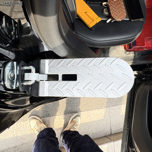 บันไดขึ้นหลังคาแบบพับได้ อลูมิเนียมอัลลอยด์ <span class=keywords><strong>ราคา</strong></span>โรงงาน พร้อมที่ทุบกระจกและอะไหล่อื่นๆ สำหรับรถยนต์ - Product Image 4