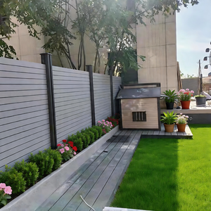 Clôture WPC de 1,80 m pour la protection de la vie privée, imperméable, ignifuge, résistante aux fissures, facile à assembler pour balcons et maisons – Offre Spéciale - Product Image 1
