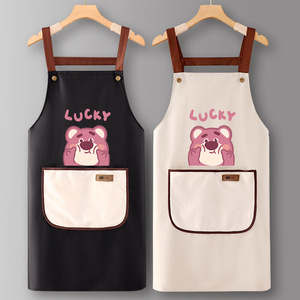 Tablier de <span class=keywords><strong>cuisine</strong></span> personnalisé avec logo pour salon de thé, imperméable et anti-taches, pour usage domestique et professionnel, nouveauté 2026, modèle tendance pour la restauration avec logo sur mesure. - Product Image 2