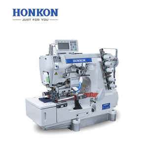 HK-500-02BB High Speed Direct Drive Cheep Flat Bed Interlock <b>Sewing</b> Machine Industrial - Product Image 4