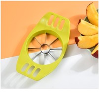 Handmatige keukenhulp 8 roestvrijstalen messen appel snijder ontpitter multifunctionele fruitverdeler plastic appelsnijder