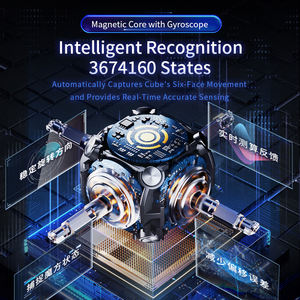 ลูกบาศก์ MOYU <span class=keywords><strong>WeiPo</strong></span> V5 AI Smart 2x2 ไจโรสโคป แกนแม่เหล็ก ผ้าคลุมลูกบาศก์ ลูกบาศก์พลาสติกแม่เหล็ก ลูกบาศก์ความเร็ว ของเล่นเด็ก - Product Image 4