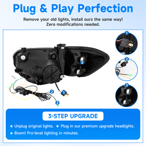 Полностью светодиодные фары для <span class=keywords><strong>Toyota</strong></span> <span class=keywords><strong>Tundra</strong></span> 2005-2006 / Sequoia 2005-2007, двойные светодиодные автомобильные фары - Product Image 3