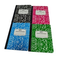 Cahier de composition B5 pour le bureau et l'école, 100 feuilles, ligné, vente en gros, lots de cahiers de composition pour le bureau et l'école