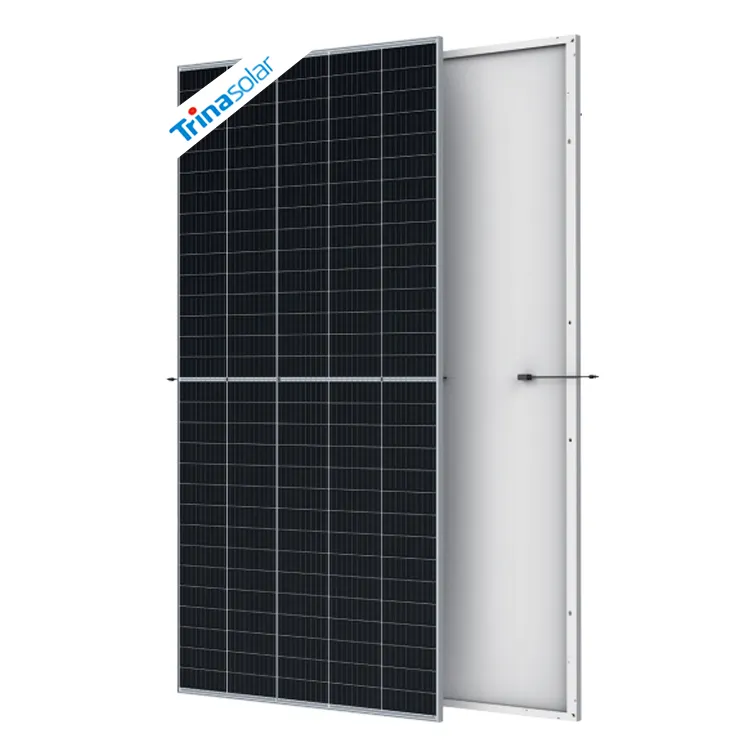 Trina Bifacial güneş panelleri Vertex S Tsm 450w 500w 550w 600w 670w 132 hücreleri yarım kesim mono Pv modülü