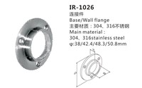 Flange réglable en acier inoxydable pour main courante, support mural pour tube de rampe d'escalier, connecteur de balustrade pour terrasse d'escalier