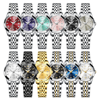 OLEVS 9931 Montre de Luxe Haut de Gamme Classique Étanche pour Femme, en Acier Inoxydable, Quartz Sport Tendance