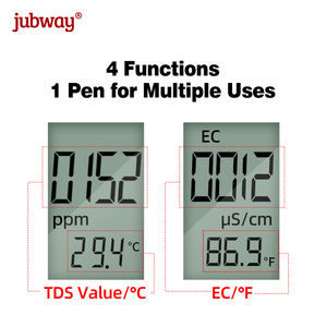 الرقمية المياه جهاز اختبار جودة الماء <span class=keywords><strong>TDS</strong></span> EC متر المدى 0-9990 متعددة الوظائف نقاء المياه مقياس الحرارة - Product Image 3