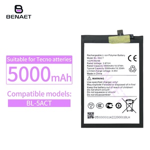 Batería Recargable para Teléfono <span class=keywords><strong>Celular</strong></span> BL-5ACT en Oferta para Tecno 3.87V 5000mAh Baterías para Teléfonos Móviles - Product Image 2