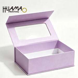 Caja de Regalo Elegante y Suave con Ventana Transparente para Regalos de Productos para Bebés Recién Nacidos - Product Image 2