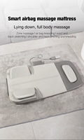 Darius Lit électrique 8 moteurs vibrants Thérapie Chauffage Airbags Massage Matelas Contrôle de la synchronisation Vibration complète du corps Cou/dos