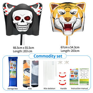 <span class=keywords><strong>Cerf</strong></span>-<span class=keywords><strong>volant</strong></span> avec squelette de <span class=keywords><strong>grand</strong></span> animal au design créatif personnalisé, jouet de plage facile à piloter pour enfants et adultes, en tissu de polyester, <span class=keywords><strong>grand</strong></span> <span class=keywords><strong>cerf</strong></span>-<span class=keywords><strong>volant</strong></span> - Product Image 2