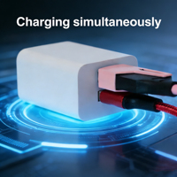 Cargador de Pared USB Portátil de 10W con Doble Puerto y Carga Rápida, 5V 2A, Adaptador de Corriente Universal de Viaje, Compatible con Cámaras y Auriculares, Diseño Ignífugo