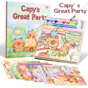 Libro de Colorear de Papel para Niños con Pigmentos, Arte de Graffiti, <span class=keywords><strong>Dibujos</strong></span> Animados, Rompecabezas de Educación Temprana, Libro de Dibujo Sólido <span class=keywords><strong>al</strong></span> por Mayor - Product Image 6