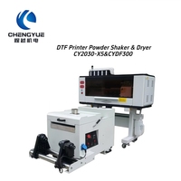 Imprimante DTF économique A3 30 cm avec agitateur de poudre, double tête Epson F1080 pour impression textile personnalisée haute vitesse