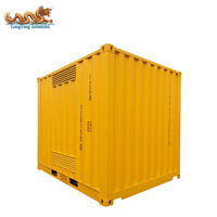 Conteneur de stockage de marchandises dangereuses de 10 pieds avec plancher encastré et côtés ouverts pour le transport de produits chimiques à Qingdao