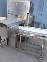 Presse à viande Shawarma hydraulique semi-automatique avec convoyeur-Presse à viande congelée à 2/3 degrés pour restaurants