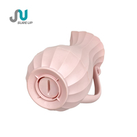 Thermos isotherme de 1 L, design luxueux en forme de pétale, doublure en verre rose, longue durée de conservation de la chaleur, OEM ODM, pot à thé arabe