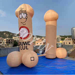 BOYAN-pene inflable gigante para publicidad, 3,5 m de alto, color plateado - Product Image 4