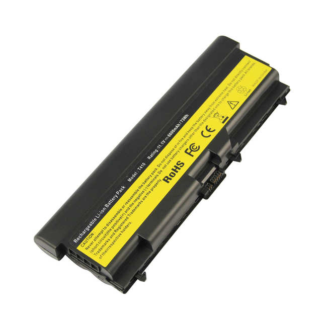 Wholesale Replacement 11.1v 73WH Battery 9 Cell for Lenovo ThinkPad T410 SL410 Laptop Battery