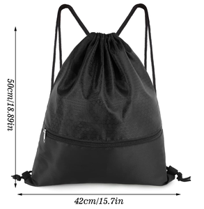 Wholesale <b>Cheap</b> Custom Promotional Waterproof Polyester Drawstring Bags Sports <b>Backpack</b> - Product Image 4
